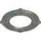 Ekena Millwork Benson Ceiling Medallion (Fits Canopies up to 6 1/8"), 11 1/8"OD x 6 1/8"ID x 5/8"P, Silver CM11BNSLS - alternate 2